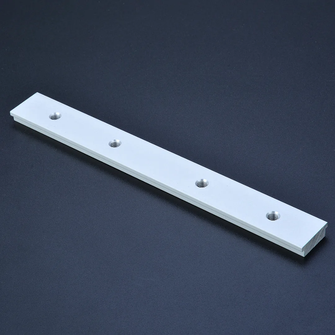M6 200mm T Track Slot Slide Slab For T-slot T-track Miter Track Fixture Slot Router Table Woodworking Tools