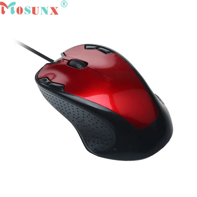 Продвинутая мышь Mosunx 1800 dpi Проводная игровая мышь USB Мыши оптическая геймерская мышь для ПК ноутбука красная мышь геймера 1 шт