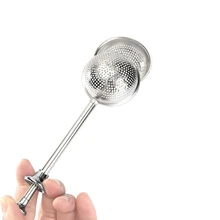 Нержавеющая сталь Чай горшок Чай ситечко шаровой Форма сетки Чай Infuser Фильтр многоразовые Чай Мешок Spice Чай инструмент, аксессуары
