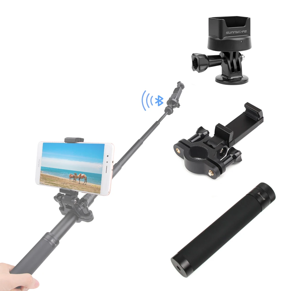 

Modified Bluetooth Adapter for DJI Osmo Pocket Wireless Module Mount Tripod Base Stand USB Type-C Charge Port Metal Phone Clips