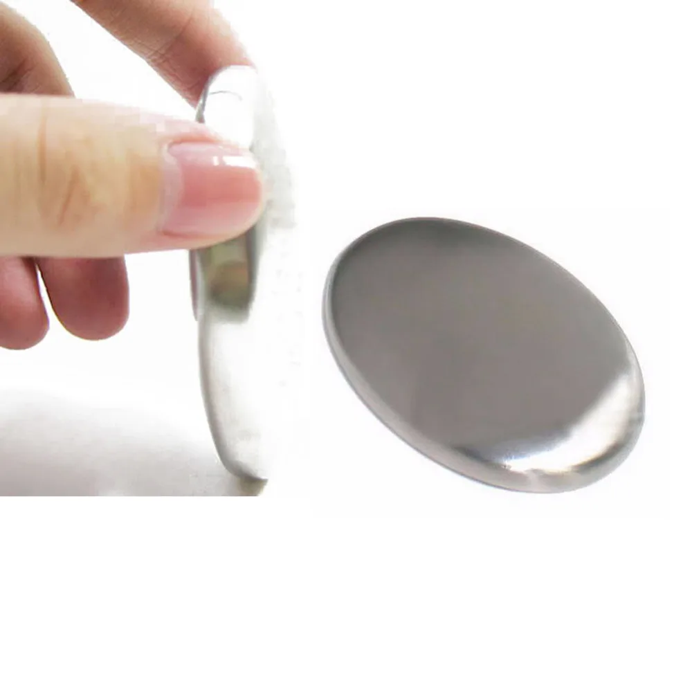 1Pc Chef Metal Soap Stainless Steel Hand Odor Remover Bar Magic Soap
