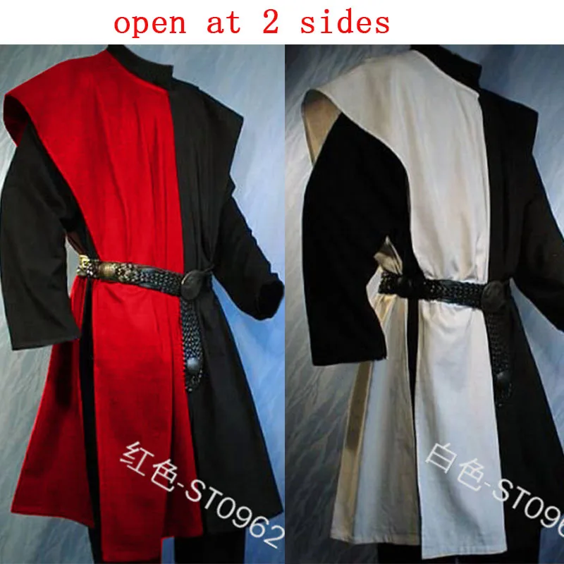 

2019 Adult Men Medieval costume Renaissance Grooms Pirate tunic top Larp Vest warrior Viking Cosplay battle suit plus size 5xl