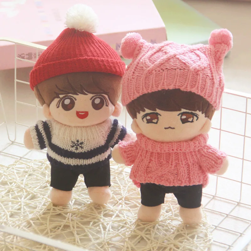 

PCMOS Kpop Doll with Cloths BTS Fans Gift Jungkook Shy Plush Doll For BangtanBoys Soft Doll Toy Full Set Korea New Year 22cm/9''