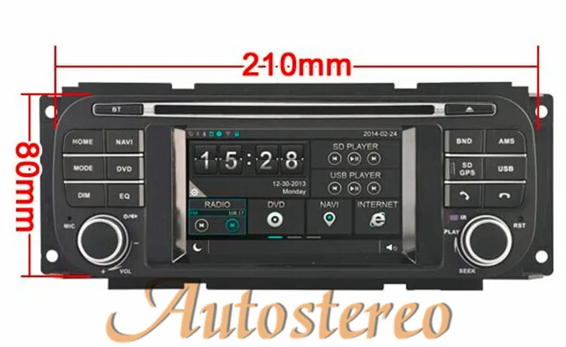 

androidCar Stereo GPS Navigation Satnav Radio for Jeep Grand Cherokee Wrangler Liberty Caravan Concorde Dakota Durango Interpid