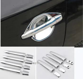 

12pcs ABS Chrome Door handle Protective covering Cover Trim door bowl for Mitsubishi Outlander 2013-2019 With intelligence