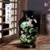 Jingdezhen Sharply Glaze Black Ceramic Vase Lotus Pattern For Modern Home Sitting Room Adornment 11
