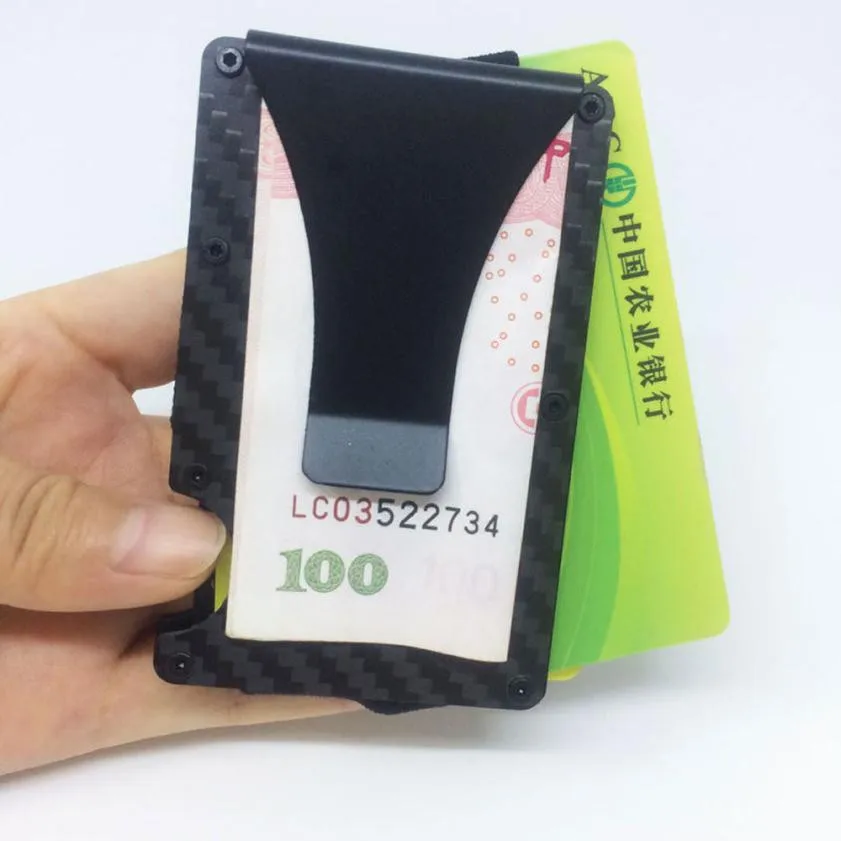 Визитница карты металла бумажник держатель кредитной карты порта Tarjetas случае визитная карточка #121