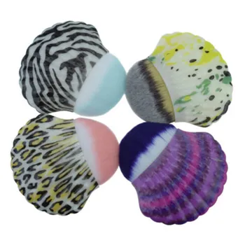 

1Pcs Cute Shell Foundation Power Makeup Brush Blending Contour Blush Fish Scale Cosmetic Beauty Make Up Brush Tools Maquiagem