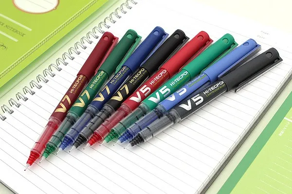 Pilot цветная чернильная ручка многоразовые чернильные ручки для письма школьные канцелярские ручки офисные принадлежности Ручка-роллер 0,7 мм игольчатый наконечник BXC-V7