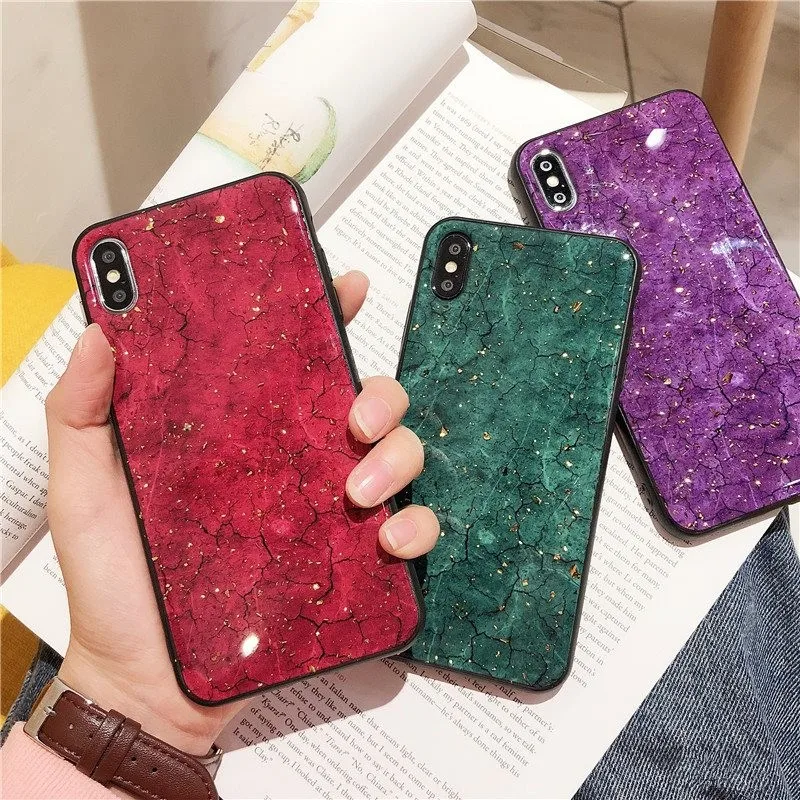 

Bling Glitter Foil Marble Case For iphone XS Max XR X 10 Luxury Soft Silicon Cases For iphone 6 s 6s 8 7 plus Cover Fundas XSMax