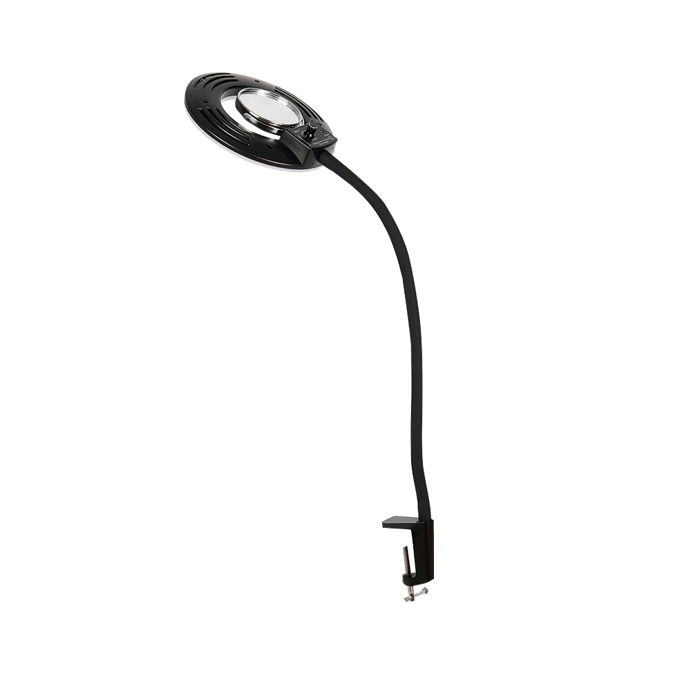 Najtaniej 8 Cal 24W 5500K możliwość przyciemniania fotografia studyjna Tabletop makijaż lampa pierścieniowa telefon wideo lampa światła na żywo 49cm wąż metalowy klip