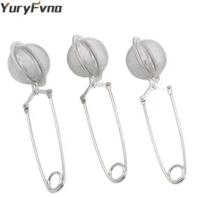 YuryFvna 3 шт. ситечко для чая из нержавеющей стали чайный сетчатый шариковый фильтр устойчивая сетка для заварки чая с листьями для мульлинга специй