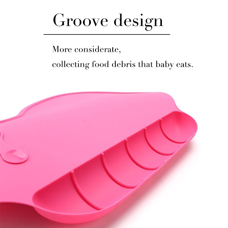 Kids Baby Silicone Placemat Sucker Slip-resistant Waterproof Snack Mat Kid Dinner Table Feeding Food Plate Tray Dish FJ8