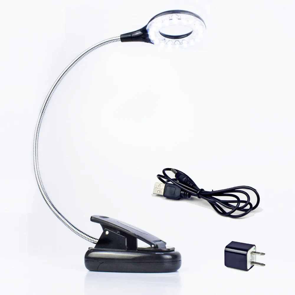 18 Leds Folding Rechargeable LED Table Lamps Office Students Reading