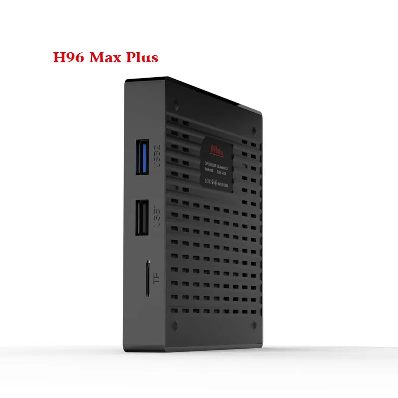 H96 MAX Plus Android 8.1 4g 32g 64g Set Top Box 4 k Ultra HD H.265 Smart TV Box USB 3.0 Double Wifi 2.4/5.0ghz Media Player