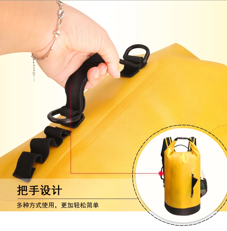 Waterproof Bag Backpack Large Professional Swimming Rafting Storage Dry Bag With Adjustable Strap Hook Drifting Diving Dry Backpack (13)