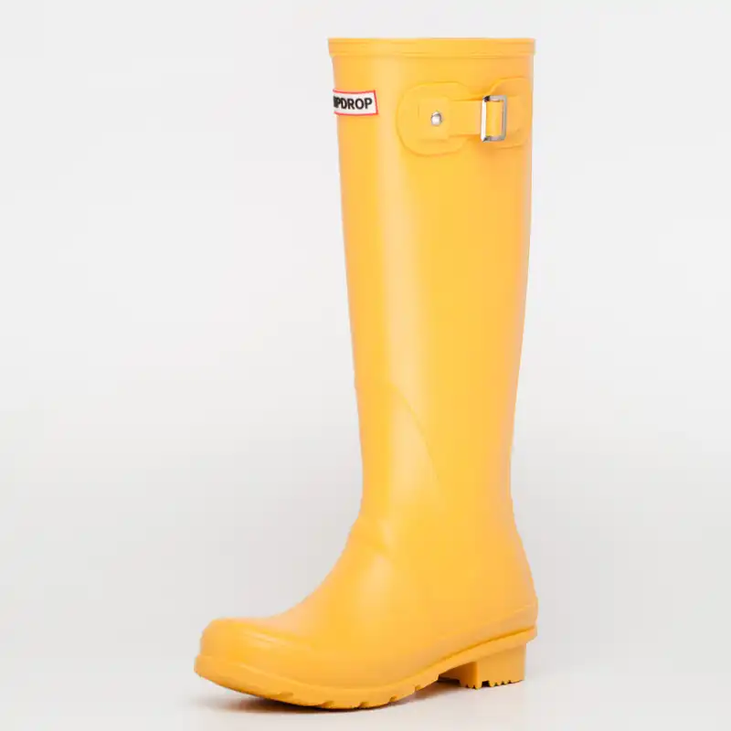 ladies yellow rain boots