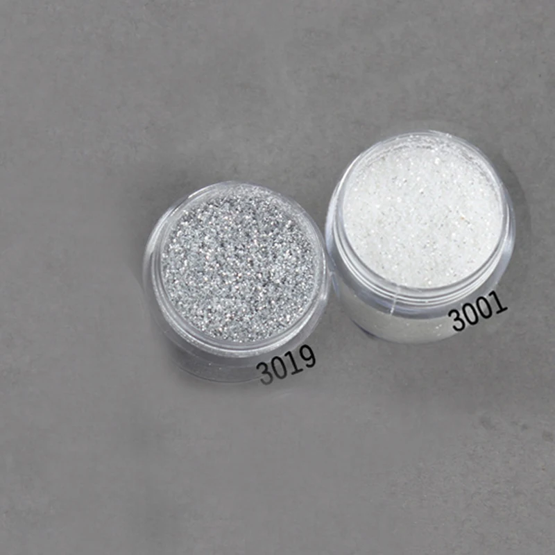 10ml Shiny Silver Nail Glitter Sequin White Glitter Powder Nail Art Powder Dust Fairy Dust Makeup Manicure Nail Decoration