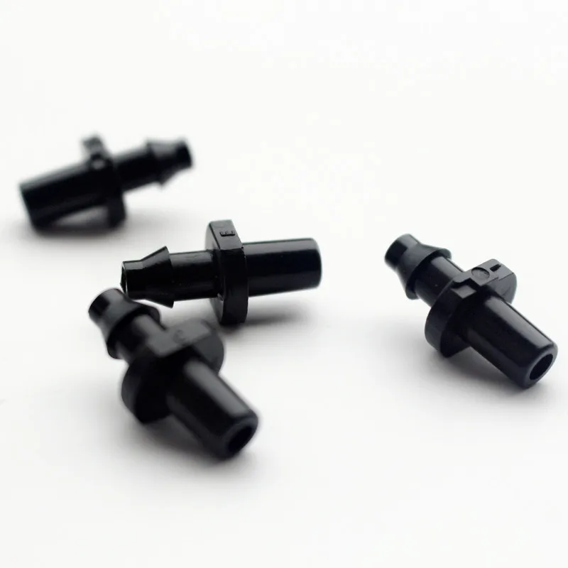 

1000pcs/pack 1/4inch Flat Connector for Micro Sprinkler One Barbed Adaptor Micro Greenhouse Irrigation Sprinkler Fitting T102