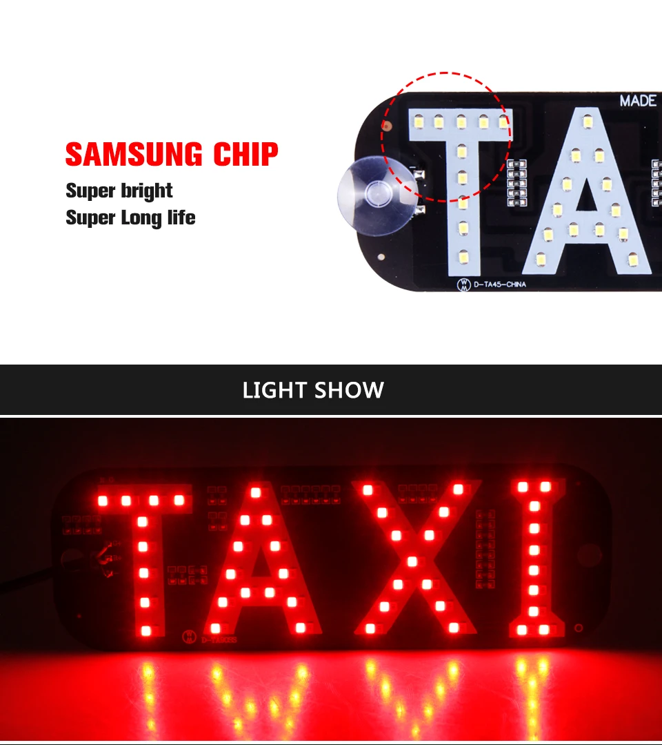 Aceersun LED Atmosphere light Taxi light Super bright  Red green blue white With remote control 12V CANBUS LED H7 H4 car lights (4)