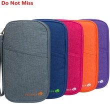 Women Travel Organizer Passport Holder Card Package Credit Card Holder Wallet Document Package Fashion Multi Pockets Card Pack