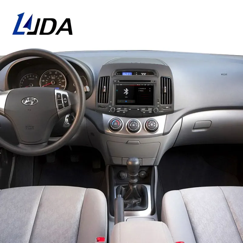 Cheap LJDA Android 9.1 Car dvd player for HYUNDAI ELANTRA 2007-2011 2 Din Car Radio gps navigation stereo multimedia WIFI autoaudio 5