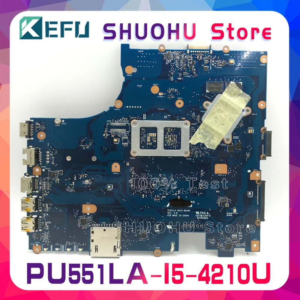  KEFU For ASUS PU551LA PU551L PU551LD PRO551L I5 laptop motherboard tested 100% work original mainbo