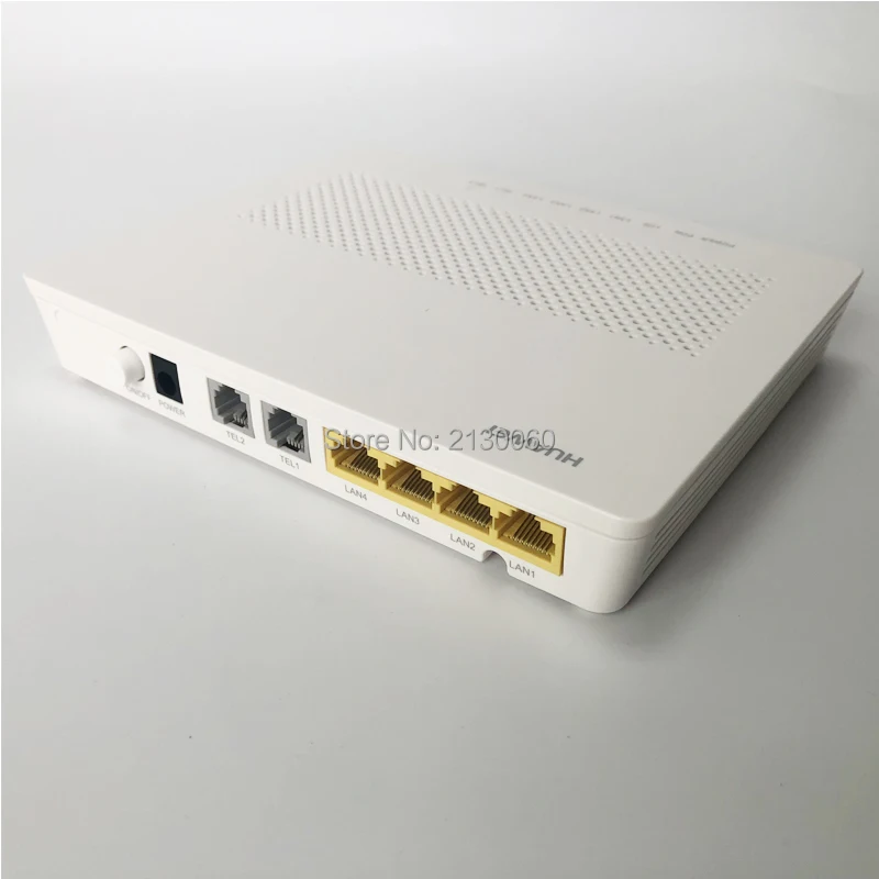 10 шт. huawei hg8240h GPON ONU ont 4fe + 2tel, 1ge + 3fe + 2tel, английский прошитый SIP для оптического кабеля ftth терминал с адаптером питания