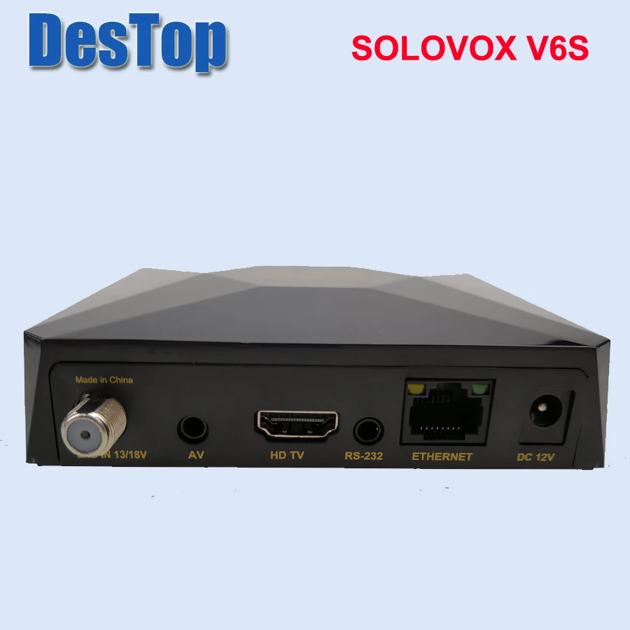 SOLOVOX S V6S спутниковый ТВ ресивер домашний кинотеатр HD Поддержка M3U tv Xtream спутниковый ресивер USB wifi опция рецептор