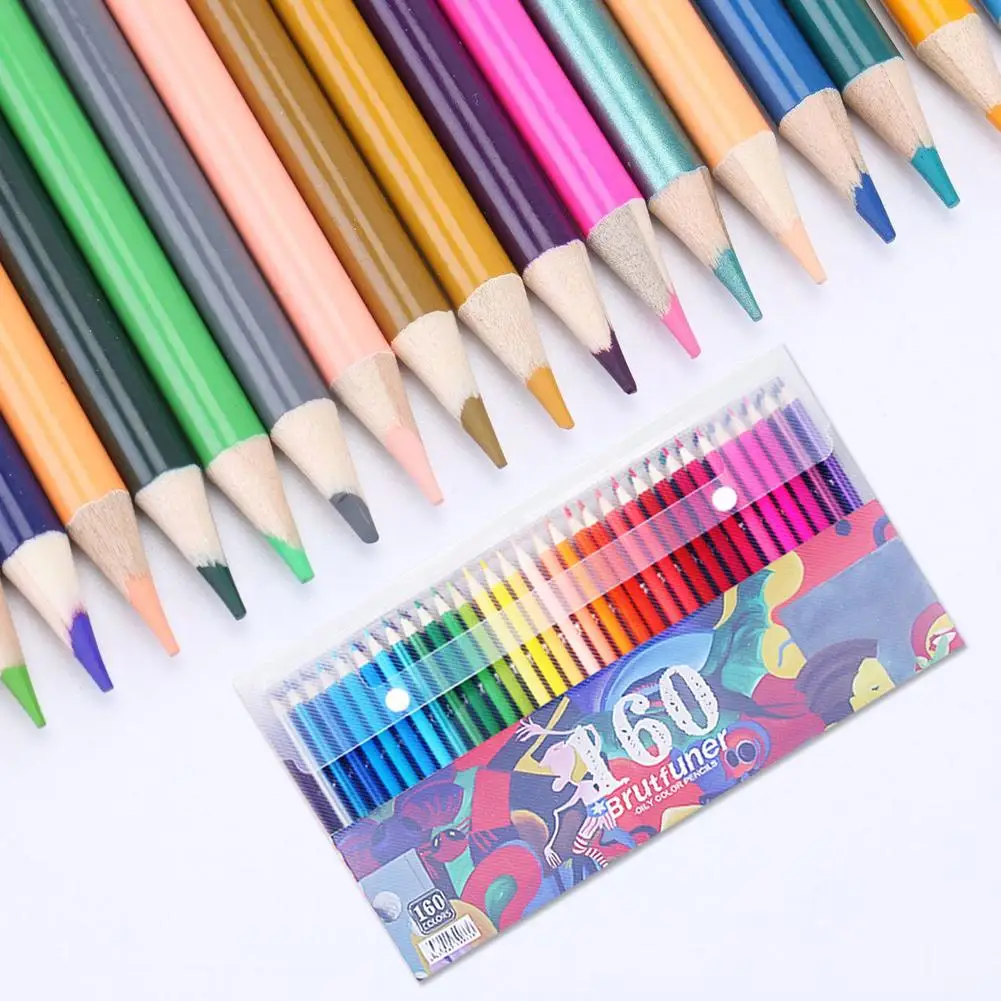 

120/136/160 Colors Wood Pencils Set Kids Student Drawing Sketching Painting Tool Good quality