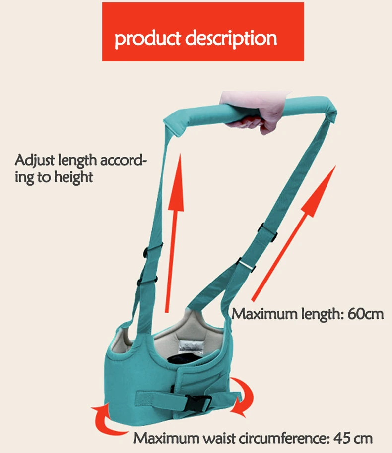 Детские ходунки Детские Жгут помощник поводок для ребенка Дети Регулируемый ремень поводки упражнения обучающий ходьбе Детский пояс