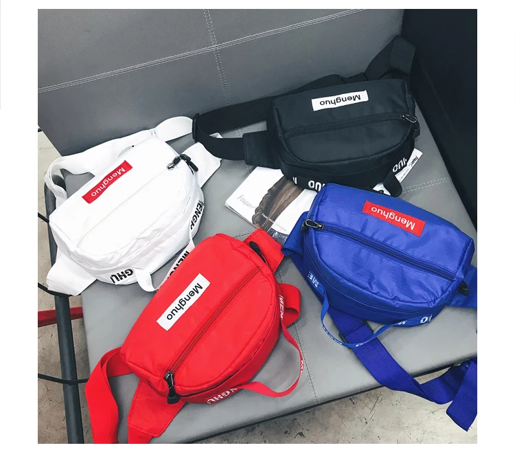 Menghuo Brand New Leisure Fanny Waist Pack Women Shoulder Belly Men Belt Handbags Female Crossbody Handbag Fanny Pack Waist bag_34-1_26