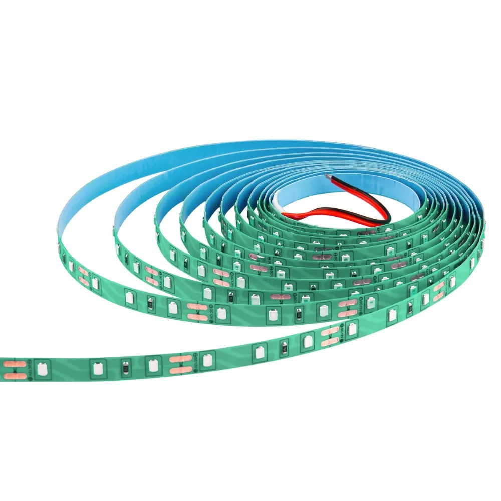 SuperNight 5050 SMD LED Strip 5M 60LEDsm DC 12V Single Color Flexible Tape LED Light Pink Blue Green Warm Cool White Lamp Band (15)