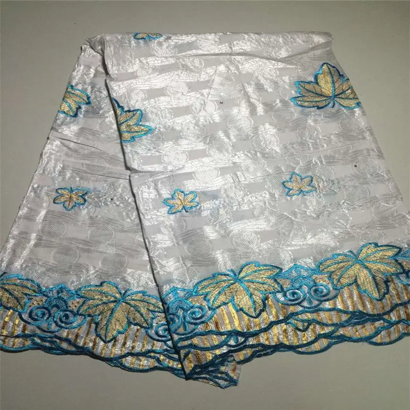 

2018 Newest hot selling white african guipure lace fabric nigeria swiss voile lace high quality lace fabric for wedding dress
