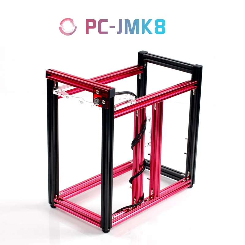 QDIY PC-JMK8 продукт ATX/Micro ATX алюминиевые строительные блоки DIY Вертикальный корпус компьютера