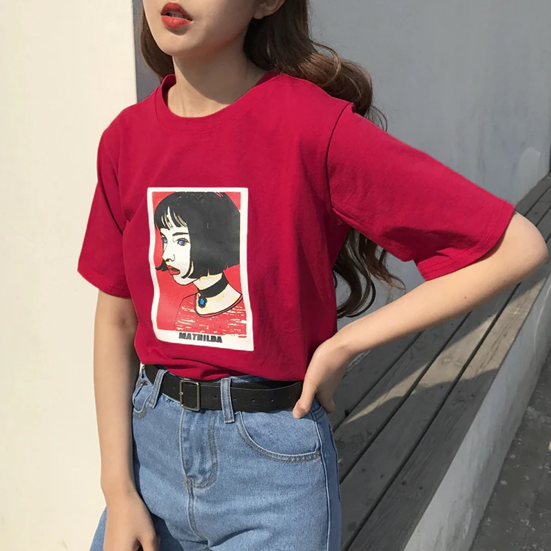 Kawii Cute Mathilda Leon профессиональная весенне летняя южнокорейская ulzzang Harajuku стиль