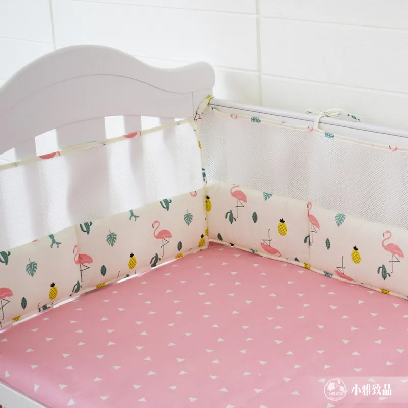 Buy Free shipping Breathable Mesh Crib Bumpers Baby