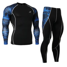 Для мужчин Спортивная кофта компрессионная кожа-тугие рубашки и комплект трико набор одежды для йоги Тренажерный зал чехол для тренировочной боксерской груши тренировки фитнес CPD/P2L-B1