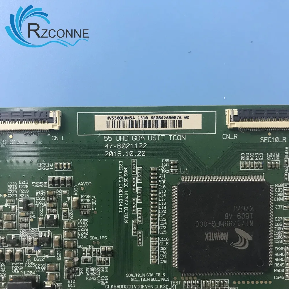 Плата логической платы для Samsung HV550QUBN5A 47 6021122 UA55MUF30ZJXXZ T Con плата UA55MU6100J 55 UHD GOA USIT