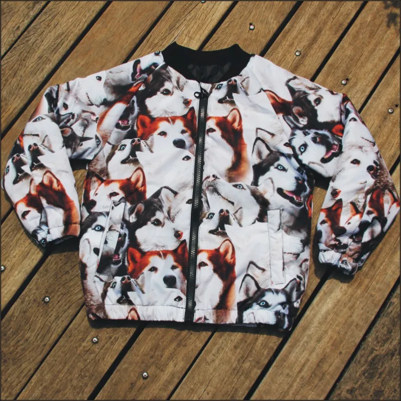 

Baby coat Boys Clothing Outerwear boy coat new New Children Jacket The dog Print Kids warm Jackets Autumn Winter