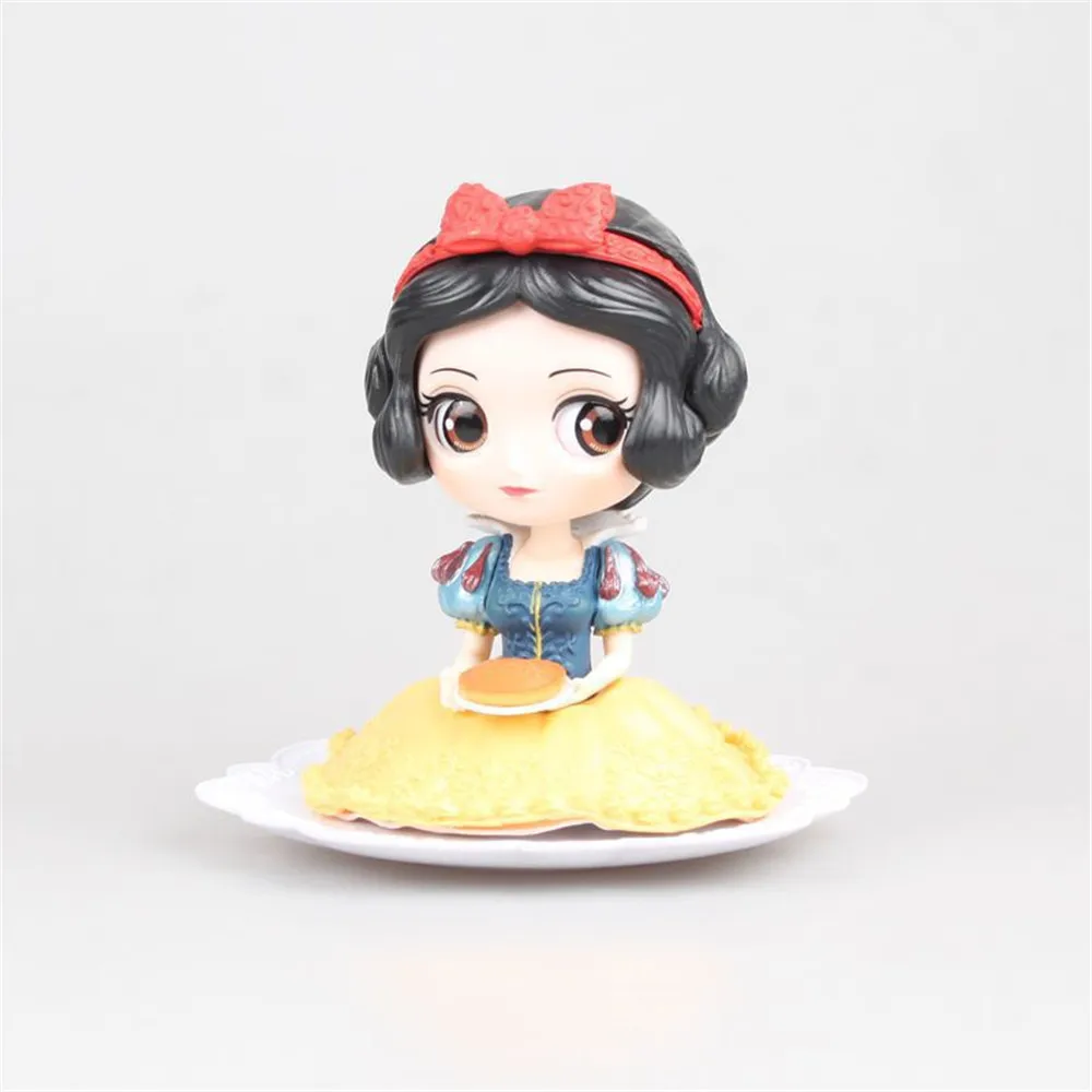 

Cartoon Qposkets Princess Characters Alice Ariel Snow White Funkos Pops Special Version PVC Action Figure Anime Model Toys Doll