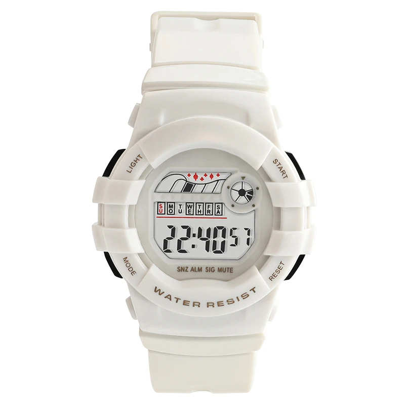 girl Sports Watches stopwatch Alarm Chrono Digital watch electronic hand watch for boy waterproof sport watch digital white