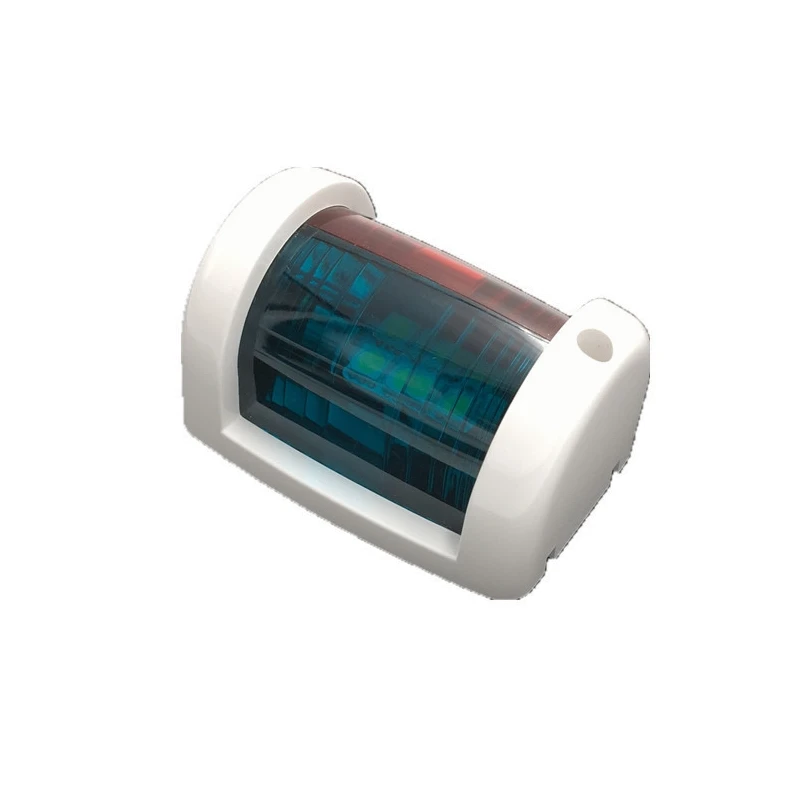 Морская Лодка яхты LED двухцветный белый пластиковый корпус навигационные