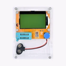 2017 Dernière LCR-T4 ESR Mètre Transistor Testeur de Diodes Triode Capacité Mos Mega328 Transistor Testeur + CAS (pas La Batterie)