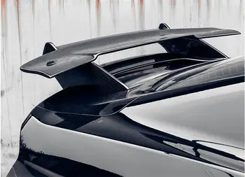 

100% Carbon Fiber CAR REAR WING TRUNK LIP Double Deck SPOILER FOR 15 16 17 Ford Mustang 2015 2016 2017 2018