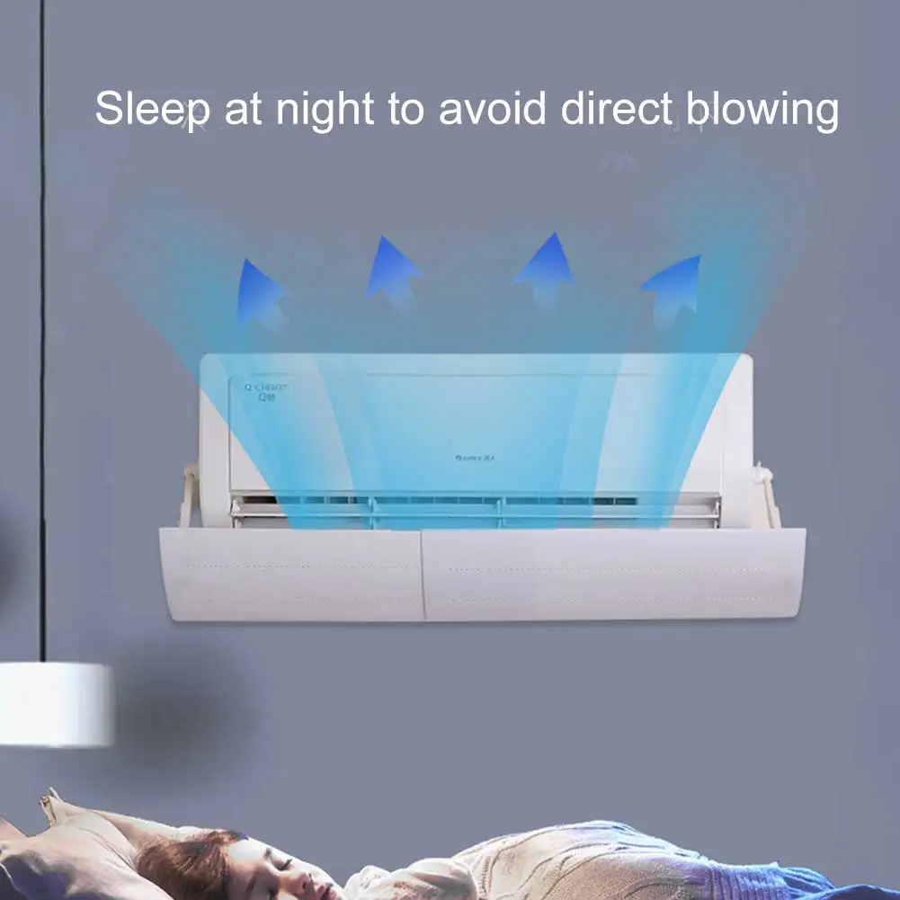 

Adjustable Telescopic Air Conditioner Deflector Wind Shield Anti-direct Blow Air Conditioning Cover LBShipping