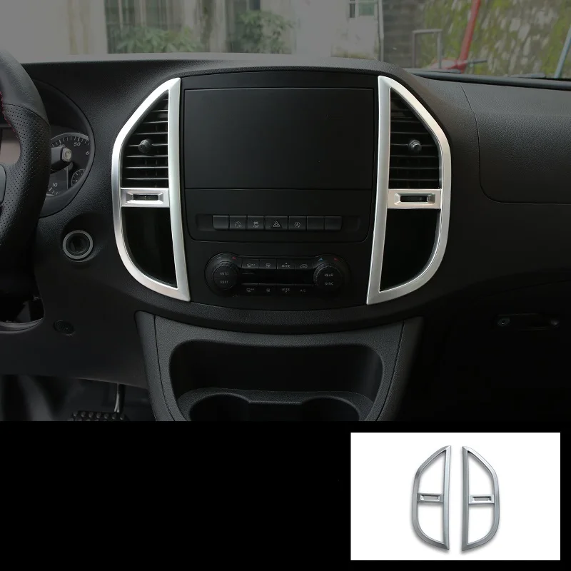 

Car Control System Dashboard Interior Promote Decorative Chromium Covers Modification Decoration 18 19 FOR Mercedes Benz Vito