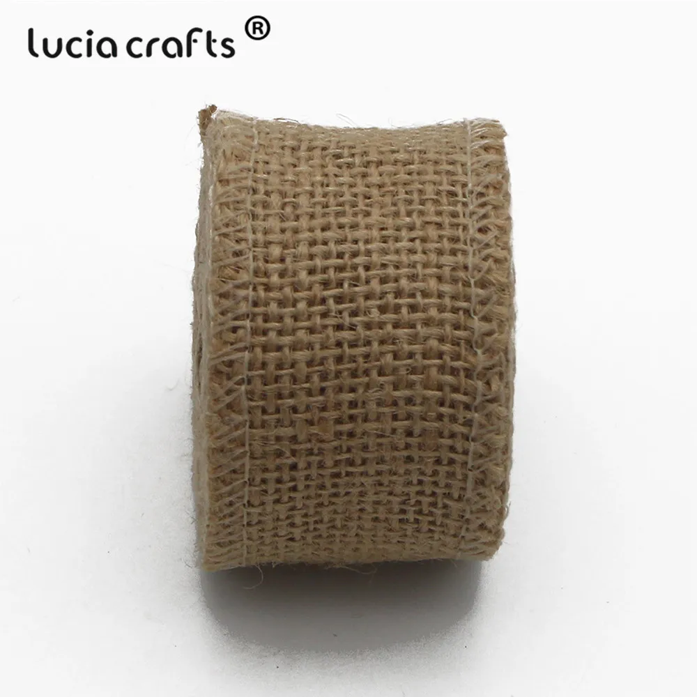 Lucia crafts 3 года/лот 4 см/5 см/8 см/10 см джутовые Мешковины Ленты Hessian рулоны деревенская ткань для украшения свадебной вечеринки V0504