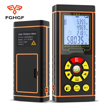 

FGHGF 40/60/80/100m Electronic Digital Laser Rangefinder Distance Meter Optical Range Finder Hunting Measurement Instruments