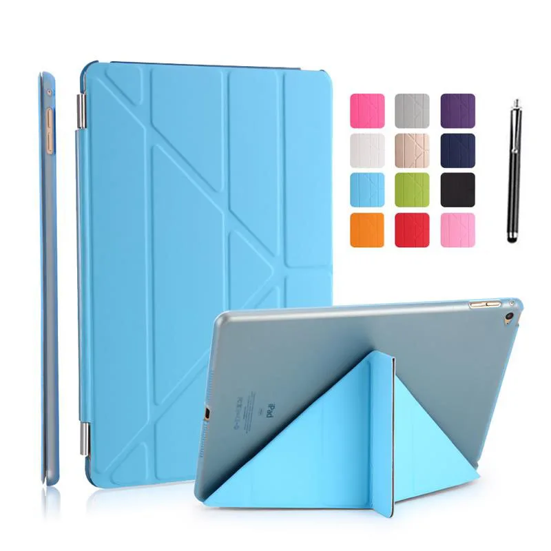 

XSKEMP Shockproof Case For iPad mini 4 7.9" Tablet Stand PU Leather Hard PC Shell Transparent Magnet Smart Cover Auto Sleep/Wake